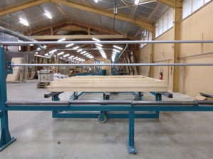 Atelier de fabrication d'ossature bois