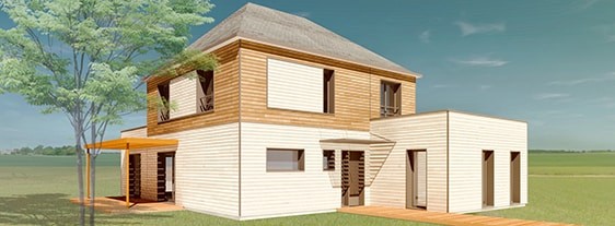 projet maison ossature bois