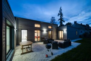 Maison écologique extérieur