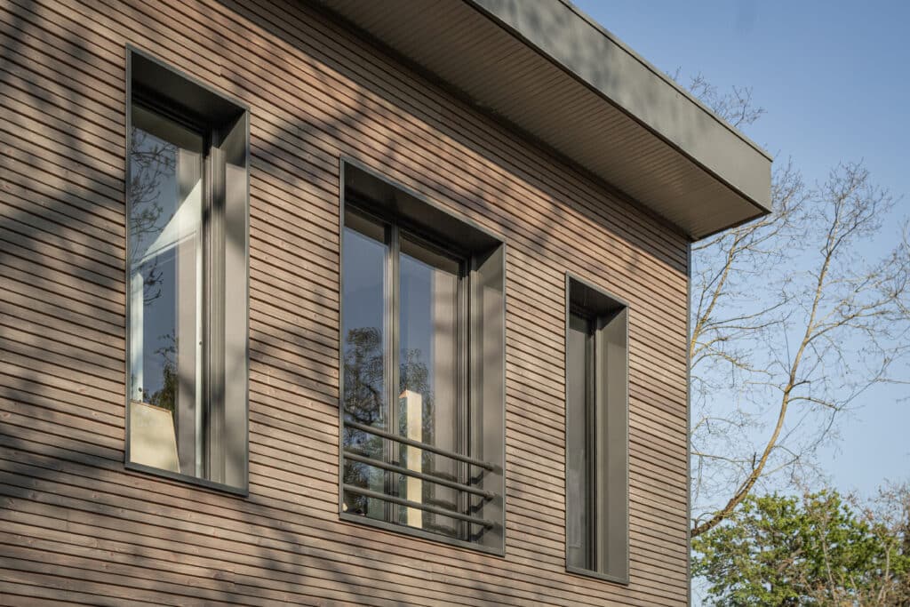 Maison bois enduit 92 détail