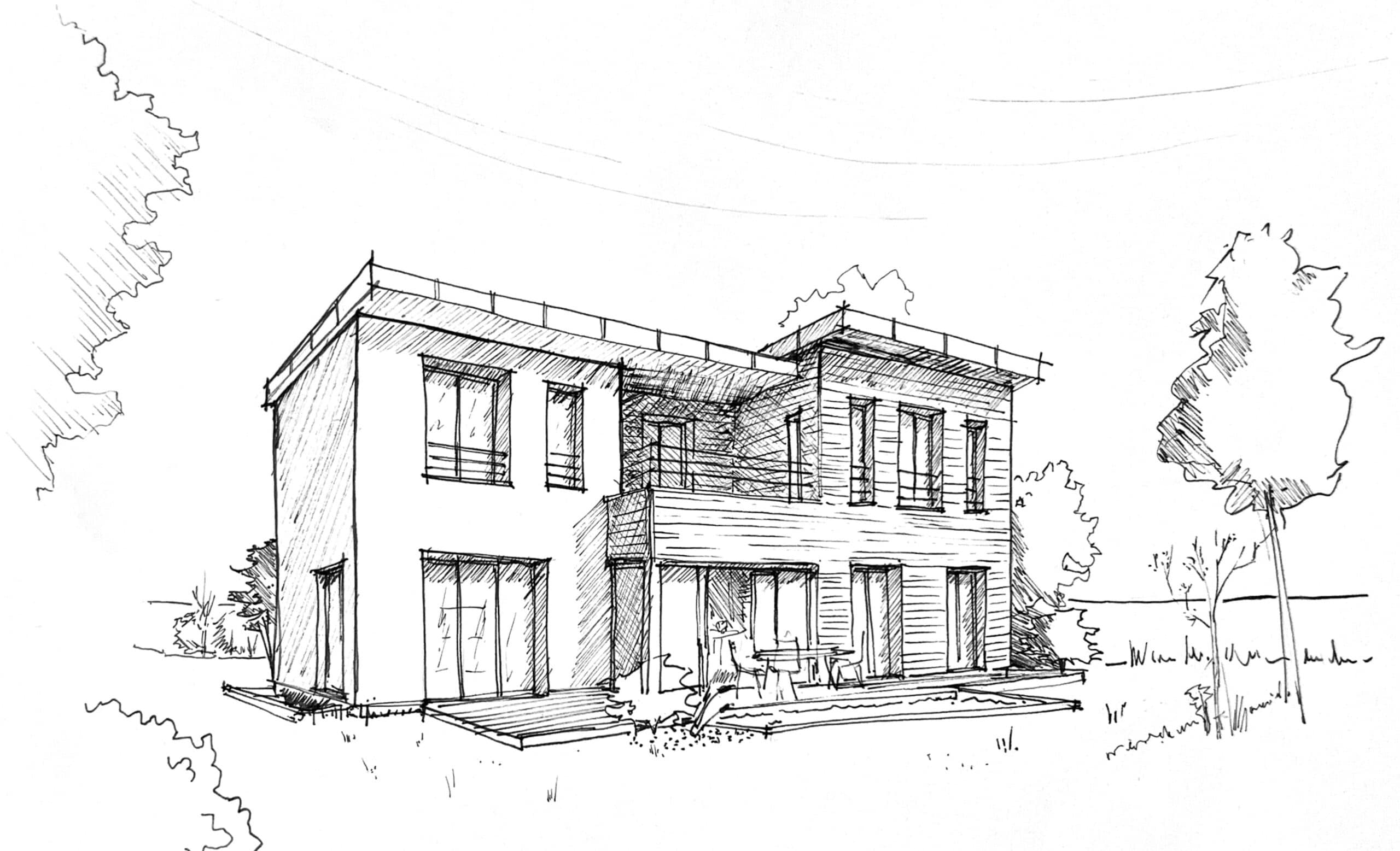 Le Figaro : « cette maison en bois combine création sur-mesure et fabrication en usine »